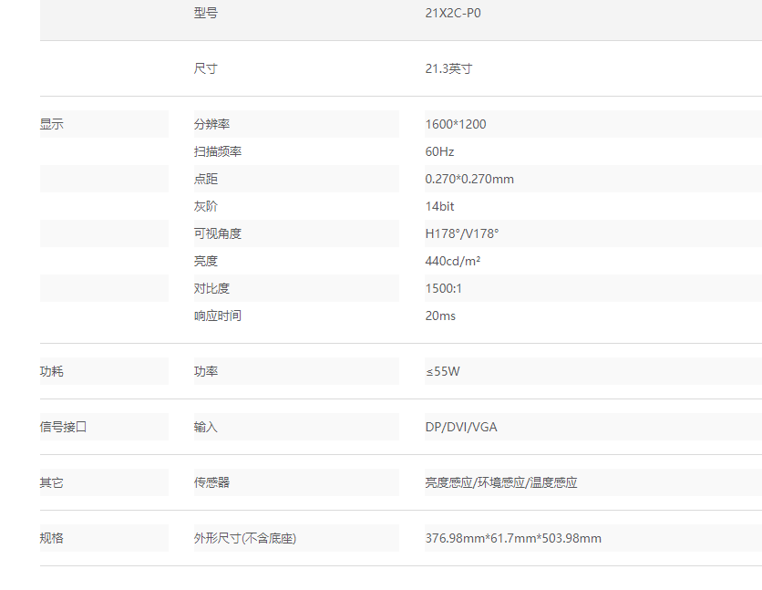 21X2C-P0 诊断显示器(图2)